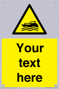 Custom Warning motorised watercraft